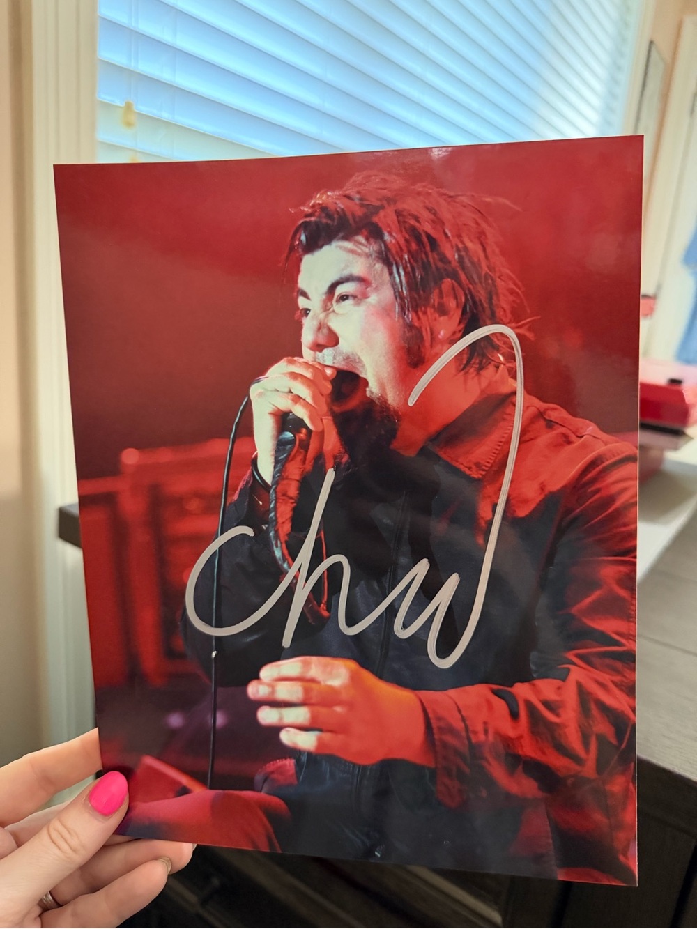 Signed Chino Moreno (Deftones) Photo Print